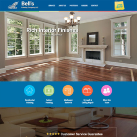 Bell's Painting Company 2018 website